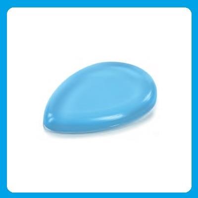 MAKE-UP BLENDER in silicone - blu