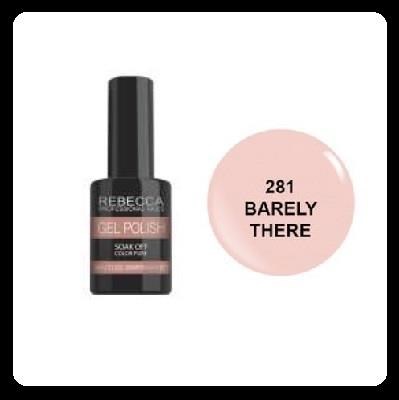 REBECCA soak off gel polish 5 ml - 281 / barely there