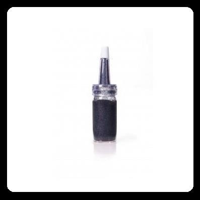 ESTROSA holographic glitter dust 6 gr - nero