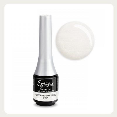 ESTROSA smalto gel semip. 7 ml - Contemporary White pearl