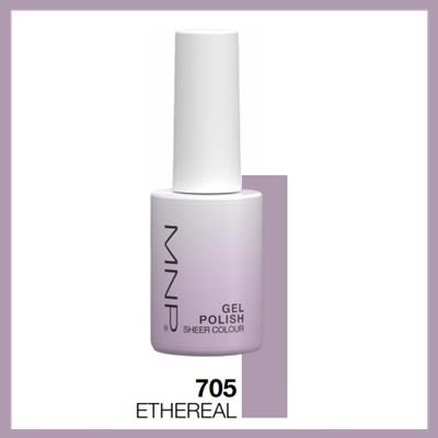 MNP Sheer gel polish 10 ml col. 705 / Ethereal