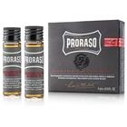 PRORASO olio caldo per barba - 4x17ml