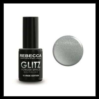 REBECCA GLITZ powder effect gel polish 5 ml - 11 / iride edition