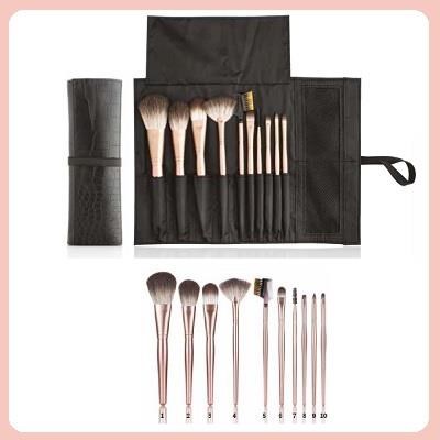 Set di pennelli trucco in setola 100% nylon Michelle - Estetica Femminile