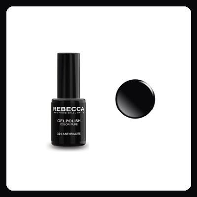 REBECCA soak off gel polish 5 ml - 321 / Anthracite