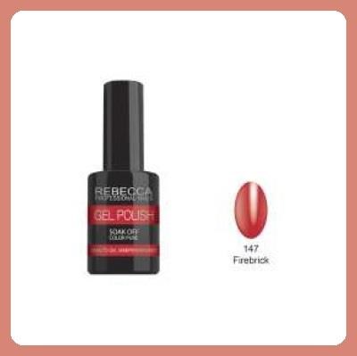 REBECCA soak off gel polish 5 ml - 147 / Firebrick