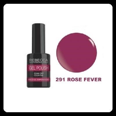 REBECCA soak off gel polish 5 ml - 291 / rose fever