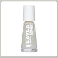 LAYLA smalto 10 ml - col. glitter bianco