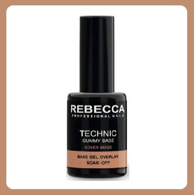 REBECCA Technic gummy base gel soak off - cover beige