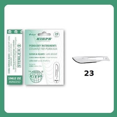 KIEPE lame bisturi cf 20 pz - nr 23