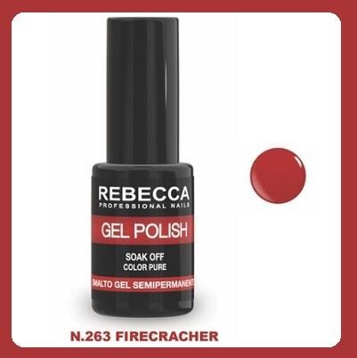 REBECCA soak off gel polish 5 ml - 263 / firecracher