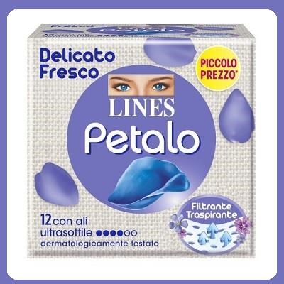 LINES Petalo blu ali - cf 12 pz