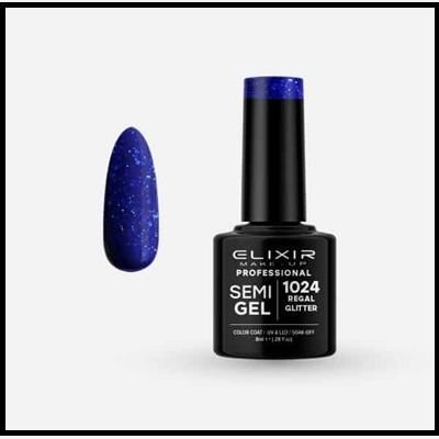 ELIXIR semigel - 8 ml - GLITTER - 1024