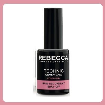 REBECCA Technic gummy base gel soak off - cover pink