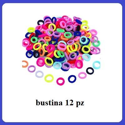 Elastici bimba colorati - bustina 12 pz