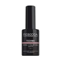 REBECCA Technic base gel soak off - 07 / cover shimmer pink