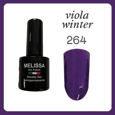 MELISSA gel polish 7 ml - col. 264 / viola winter