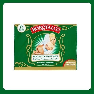 BOROTALCO saponetta cf 2x100 gr.