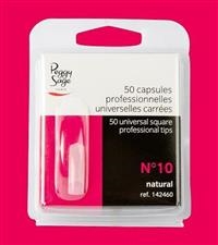 PEGGY SAGE tips quadrate cf 50 pz - size 10