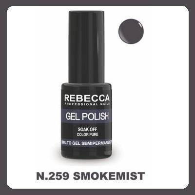 REBECCA soak off gel polish 5 ml - 259 / smokemist