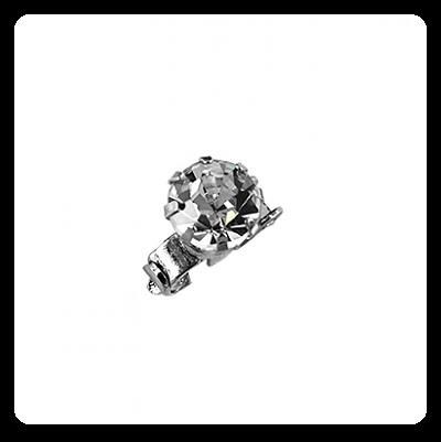 Punto luce clip - strass