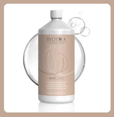 BYOTEA Body care olio massaggio neutro - 1000 ml