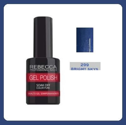 REBECCA soak off gel polish 5 ml - 299 / bright skys