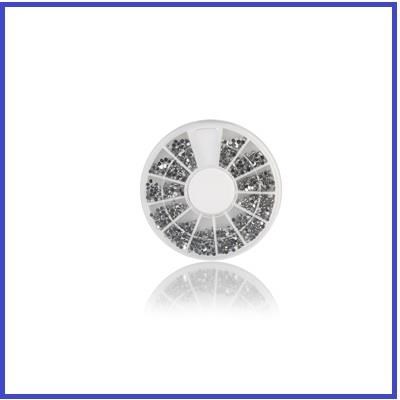 Strass argento ruota - punte luce piccolo