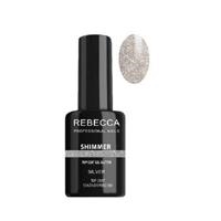 REBECCA Fast Shimmer top coat - glitter silver