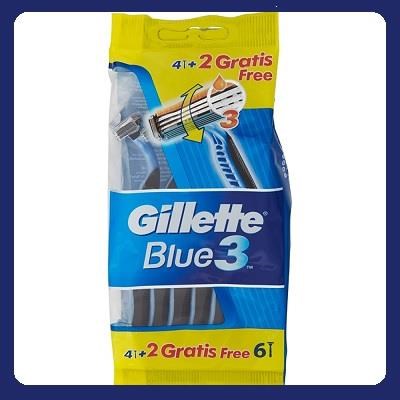 GILLETTE Blue 3 lame - cf 4+2 pz