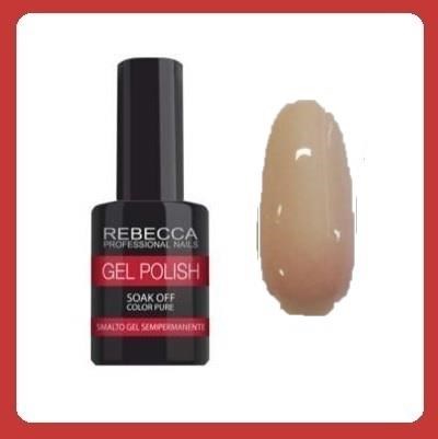 REBECCA soak off gel polish 5 ml - 382 / Peachy nude