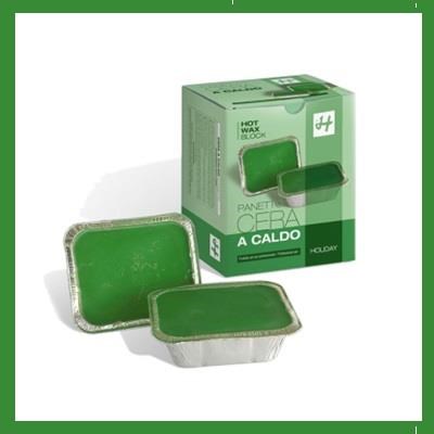 HOLIDAY cera caldo VERDE clorofilla - 2x500 gr.