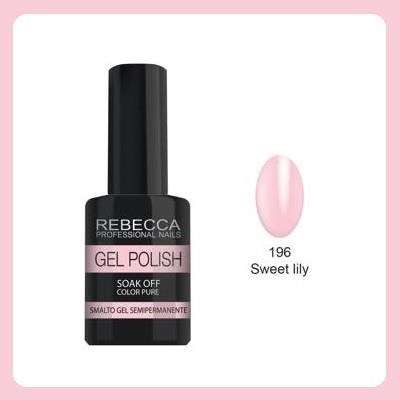 REBECCA soak off gel polish 5 ml - 196 / Sweet lily