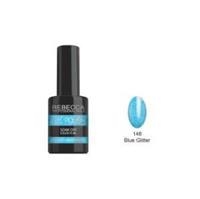 REBECCA soak off gel polish 5 ml - 148 / Blue Glitter