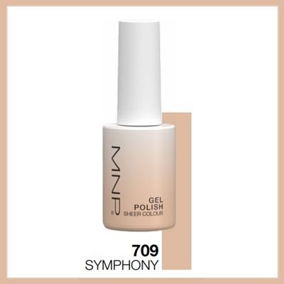 MNP Sheer gel polish 10 ml col. 709 / Symphony