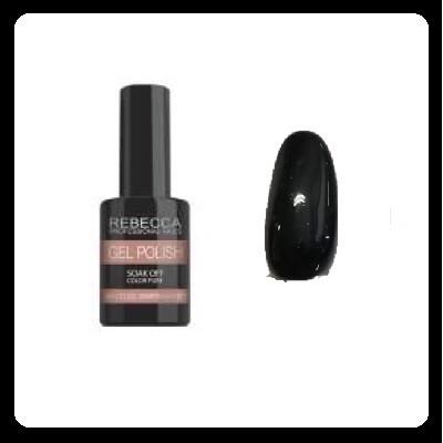 REBECCA soak off gel polish 5 ml - 372 / Star sky black