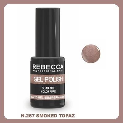 REBECCA soak off gel polish 5 ml - 267 / smoked topaz