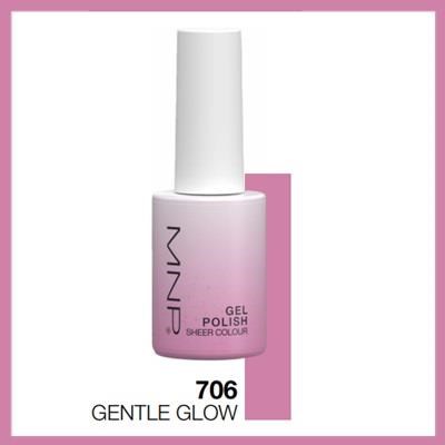 MNP Sheer gel polish 10 ml col. 706 / Gentle Glow