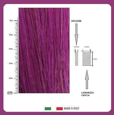 FEMME Keratin Hair Extension lisce - cf 20 pz - VIOLA