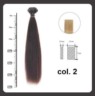 FEMME Keratin Hair Extension lisce - cf 20 pz - col. 2