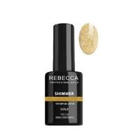 REBECCA Fast Shimmer top coat - glitter gold