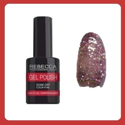 REBECCA soak off gel polish 5 ml - 379 / Crystal plum